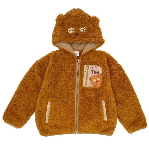 USJ日本环球影城儿童羊羔毛外套 小黄人Tim熊