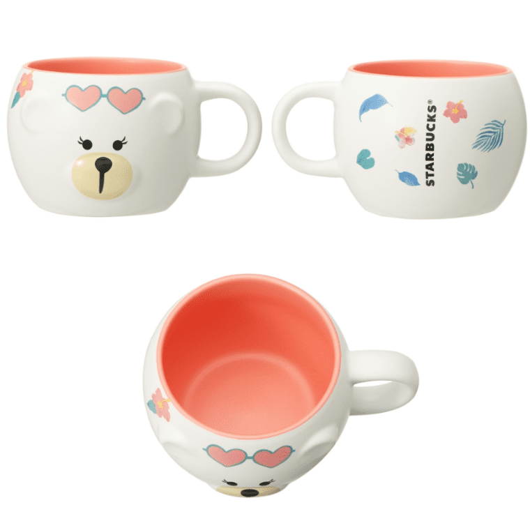 星巴克STARBUCKS 2022夏季限定橙色小熊马克杯296ml