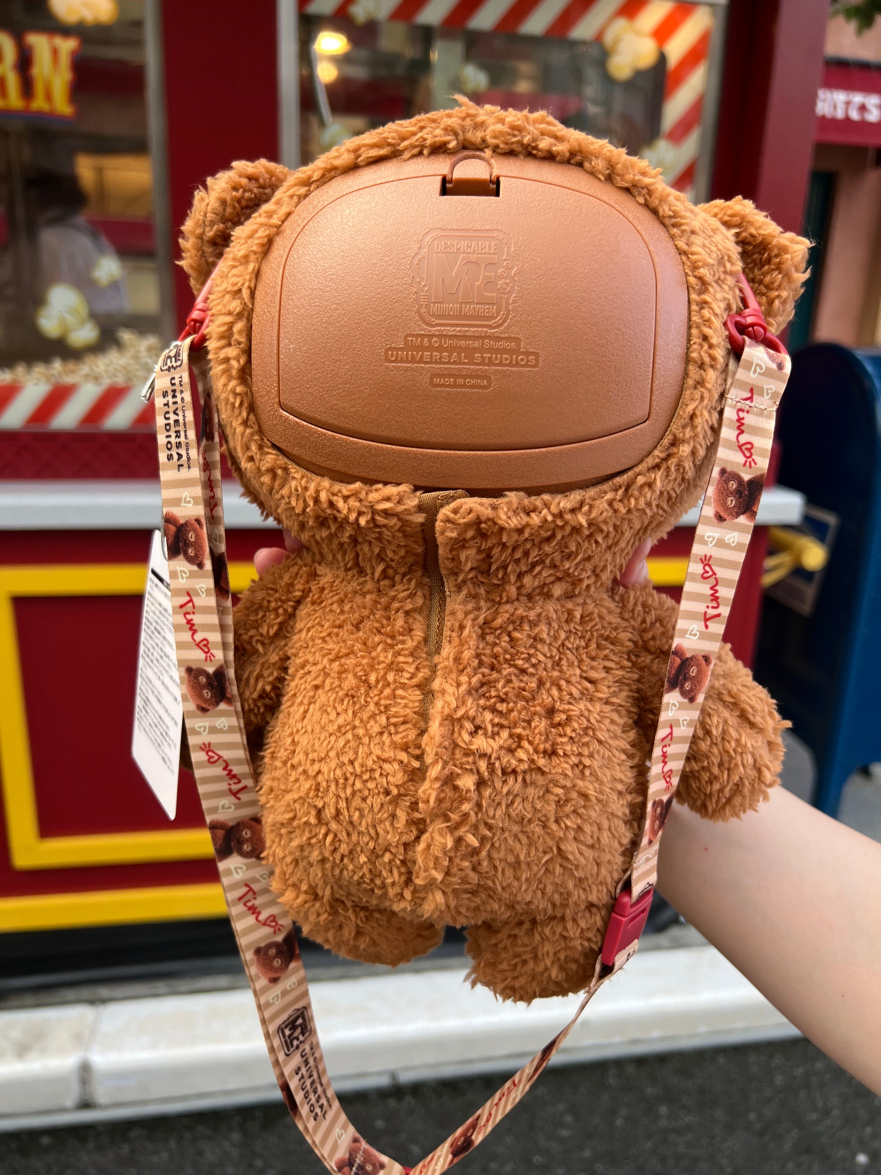 USJ日本环球影城Tim熊爆米花桶