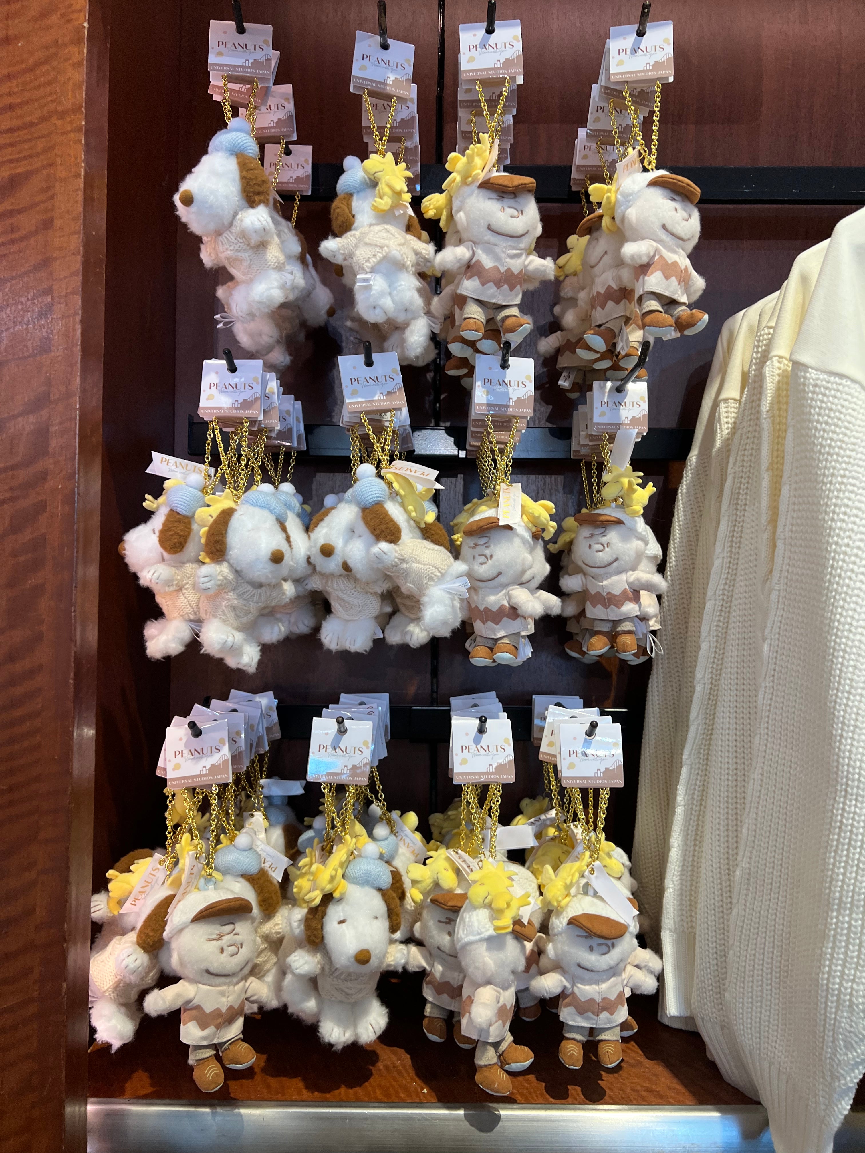 USJ日本环球影城秋冬系列SNOOPY/查理布朗小鸟挂件