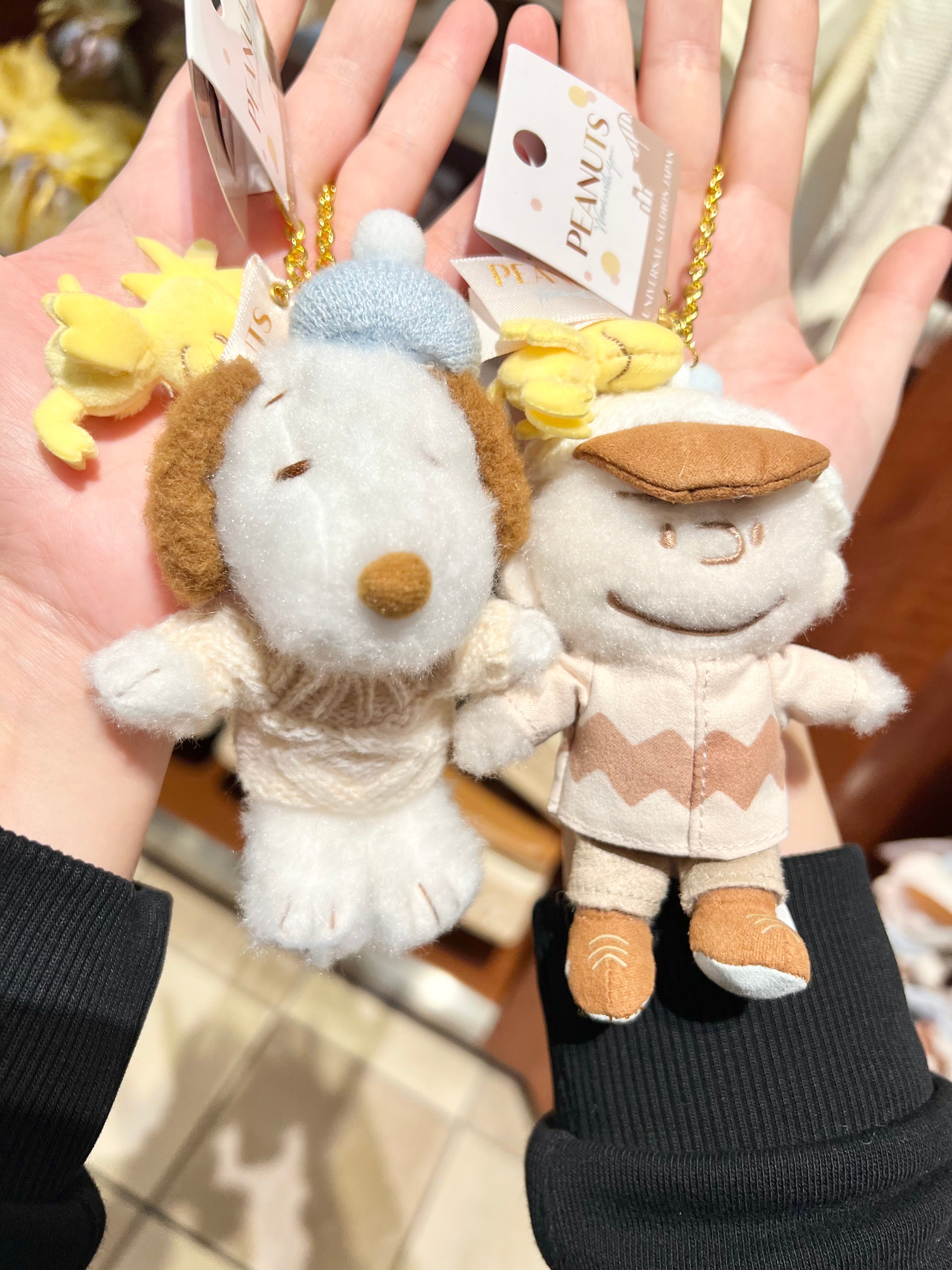 USJ日本环球影城秋冬系列SNOOPY/查理布朗小鸟挂件