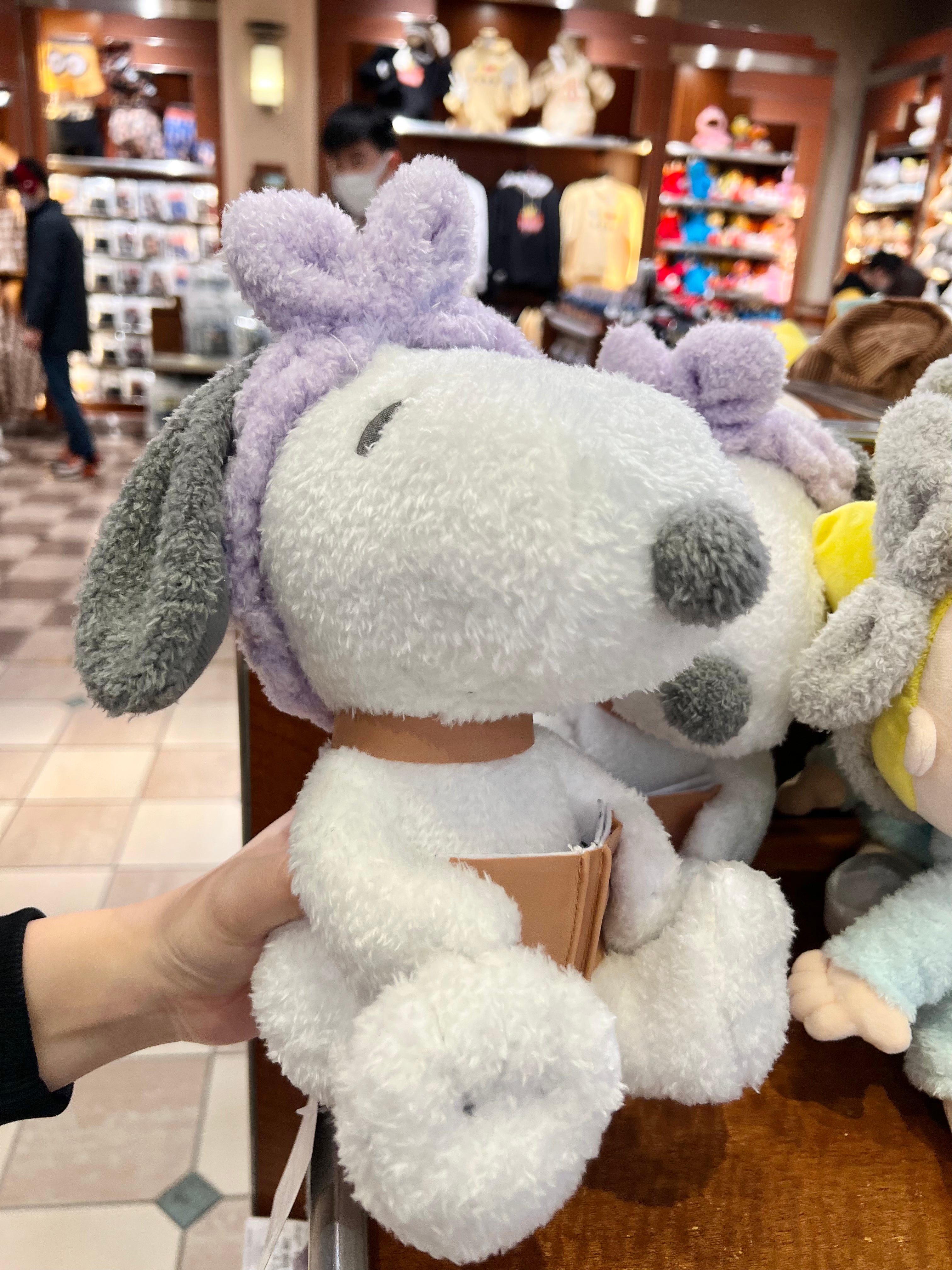 USJ日本环球影城秋冬系列SNOOPY发带看书玩偶