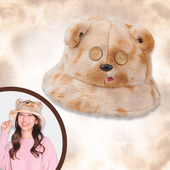 USJ日本环球影城Tim熊毛毛渔夫帽 浅色