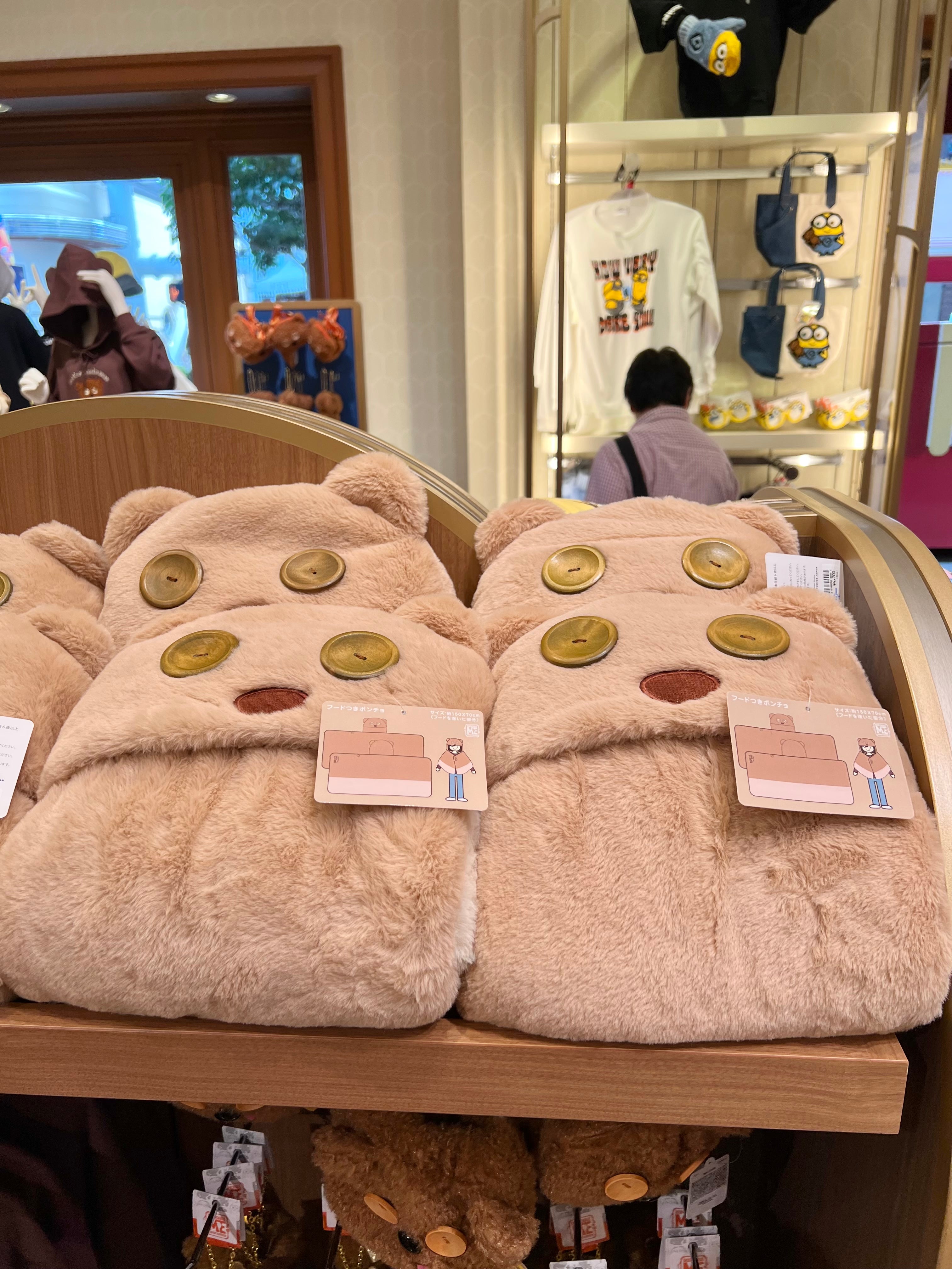 USJ日本环球影城Tim熊连帽披肩毯