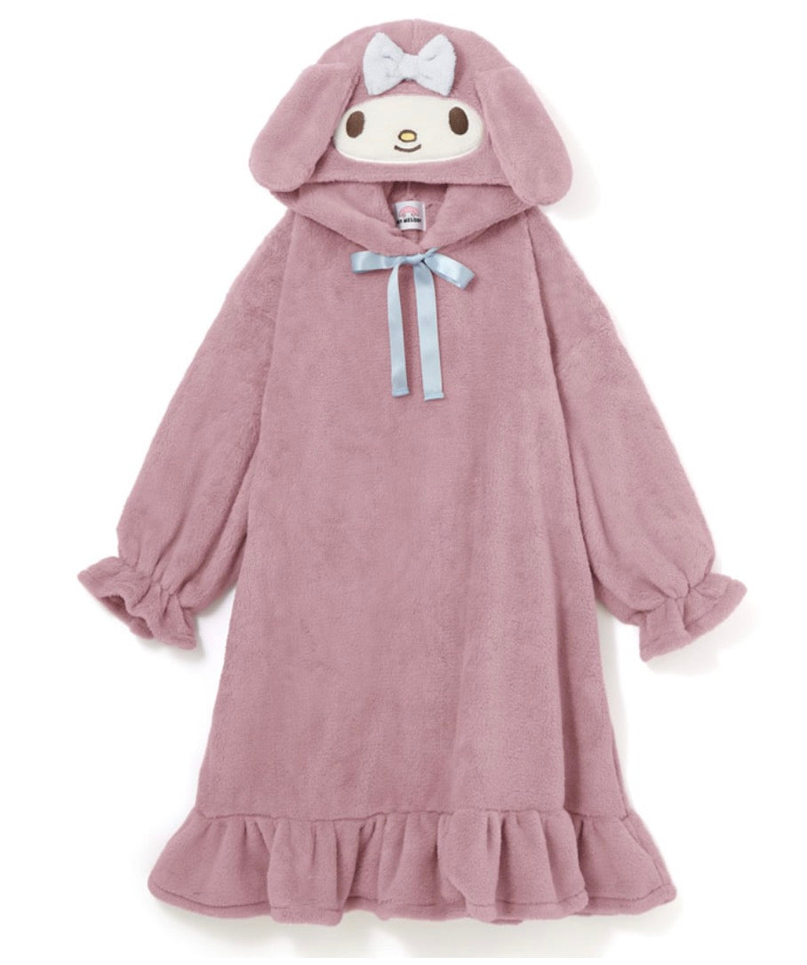 GRL X Sanrio三丽鸥美乐蒂毛绒连衣裙