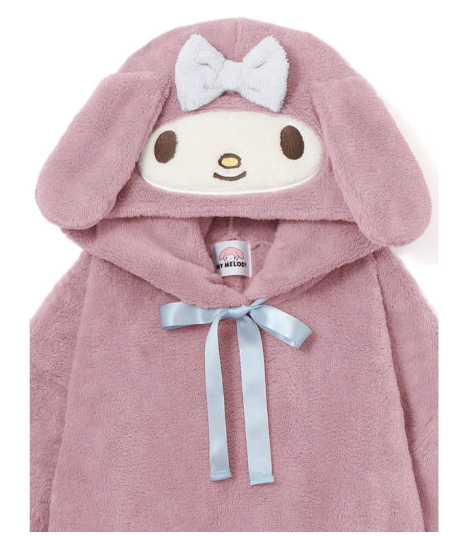 GRL X Sanrio三丽鸥美乐蒂毛绒连衣裙