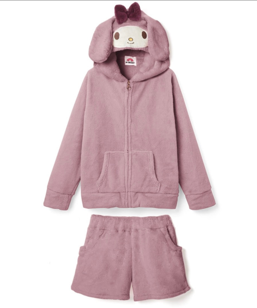 GRL X Sanrio三丽鸥美乐蒂毛绒卫衣套装