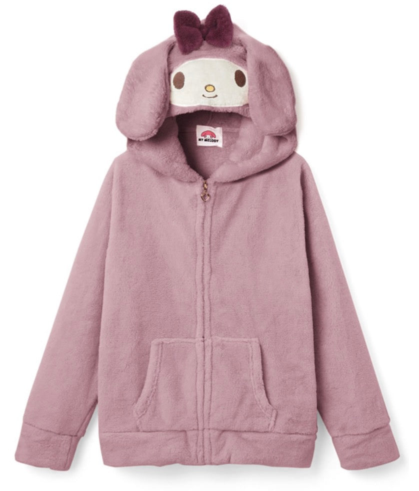 GRL X Sanrio三丽鸥美乐蒂毛绒卫衣套装