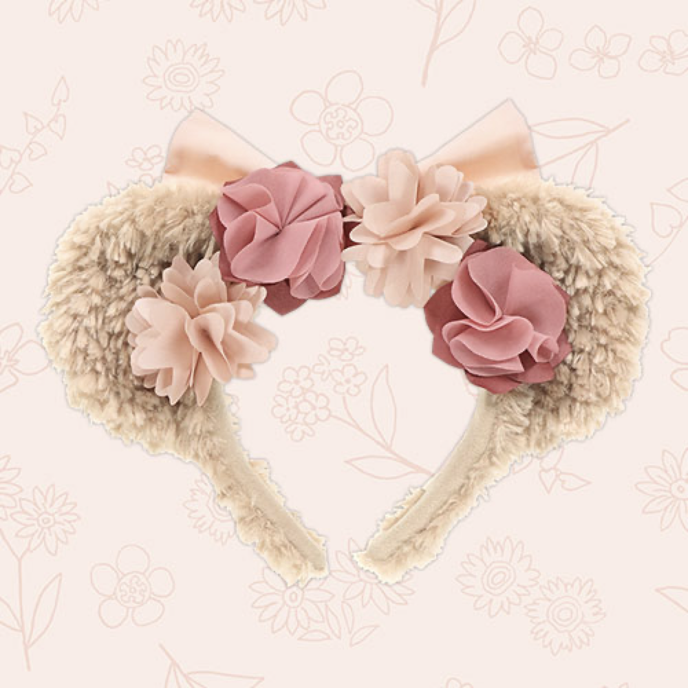 东京迪士尼2023春日限定雪莉玫发箍