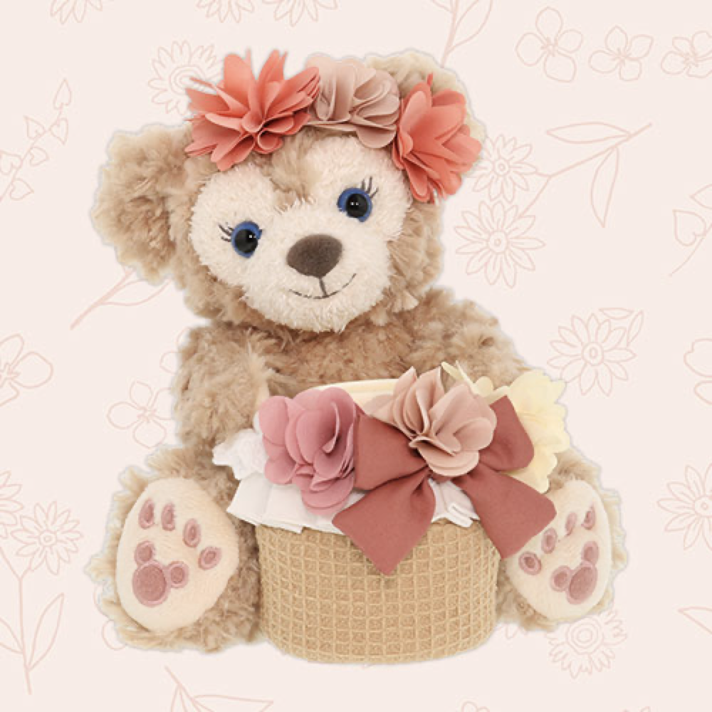 东京迪士尼2023春日限定雪莉玫摆件