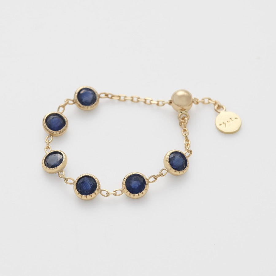 agete梦想成真蓝宝石软戒