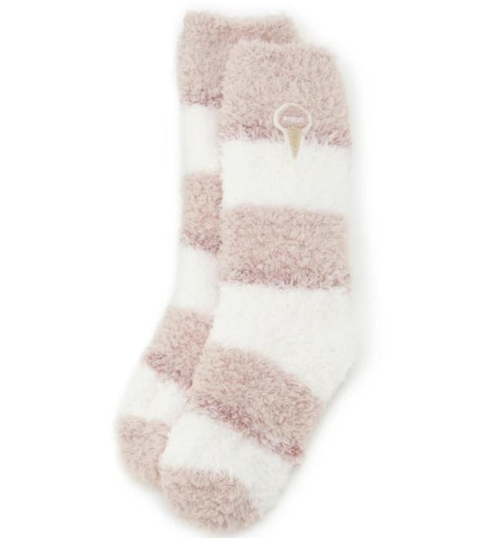 GELATO PIQUE软绵绵冰淇淋保暖家居袜 粉色
