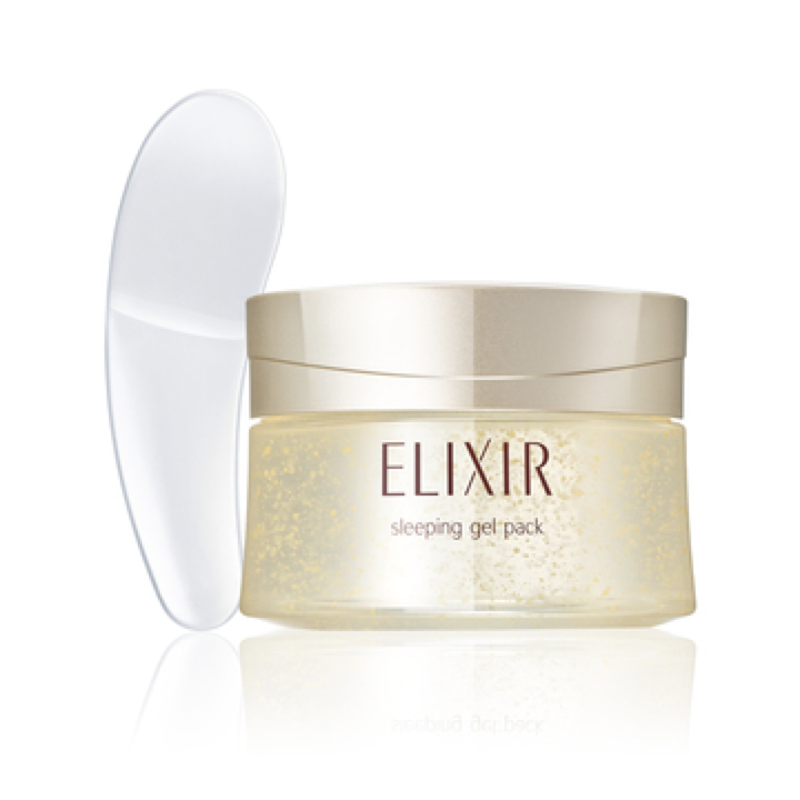 资生堂SHISEIDO ELIXIR免洗睡眠面膜金色105g