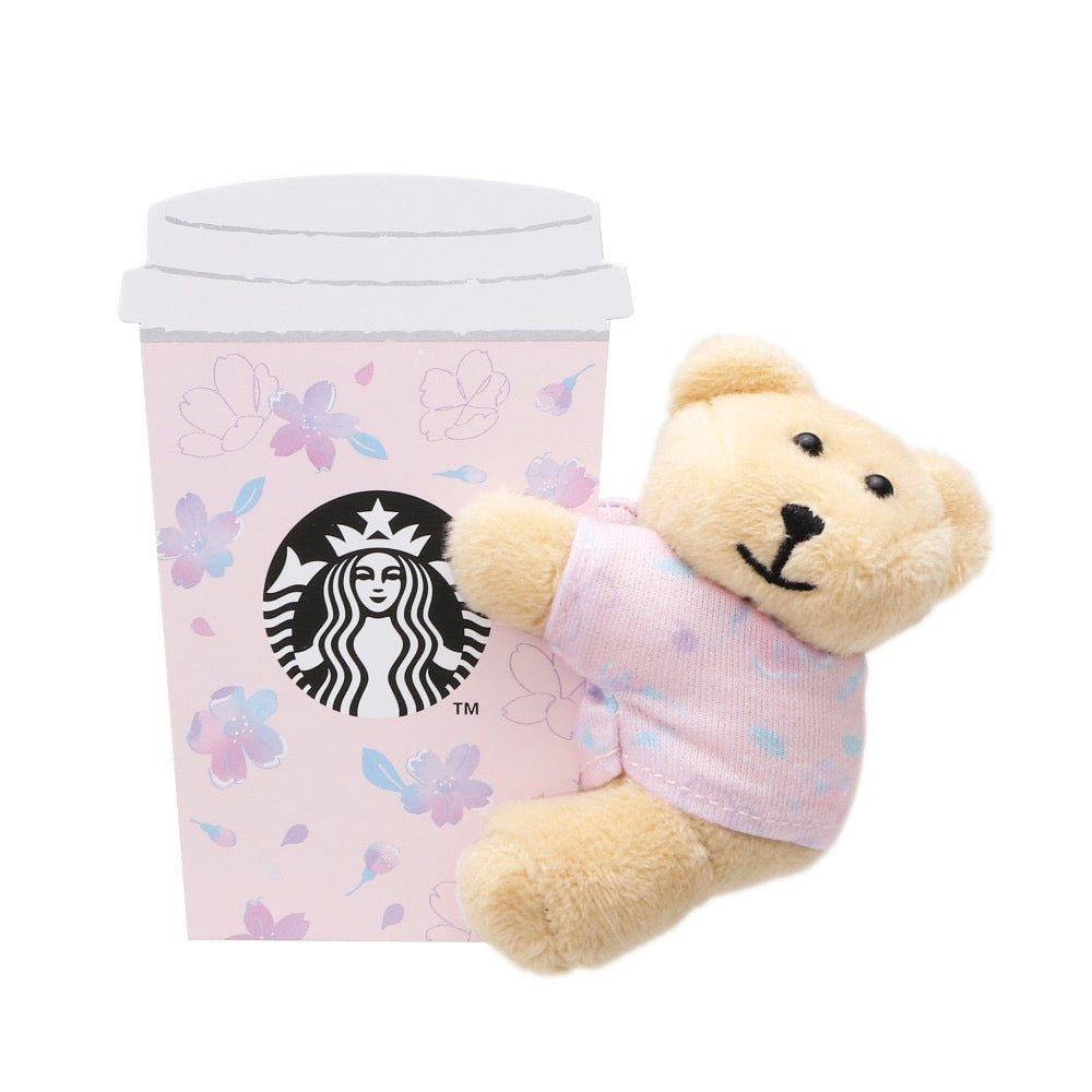 星巴克STARBUCKS 2023樱花限定磁铁小熊