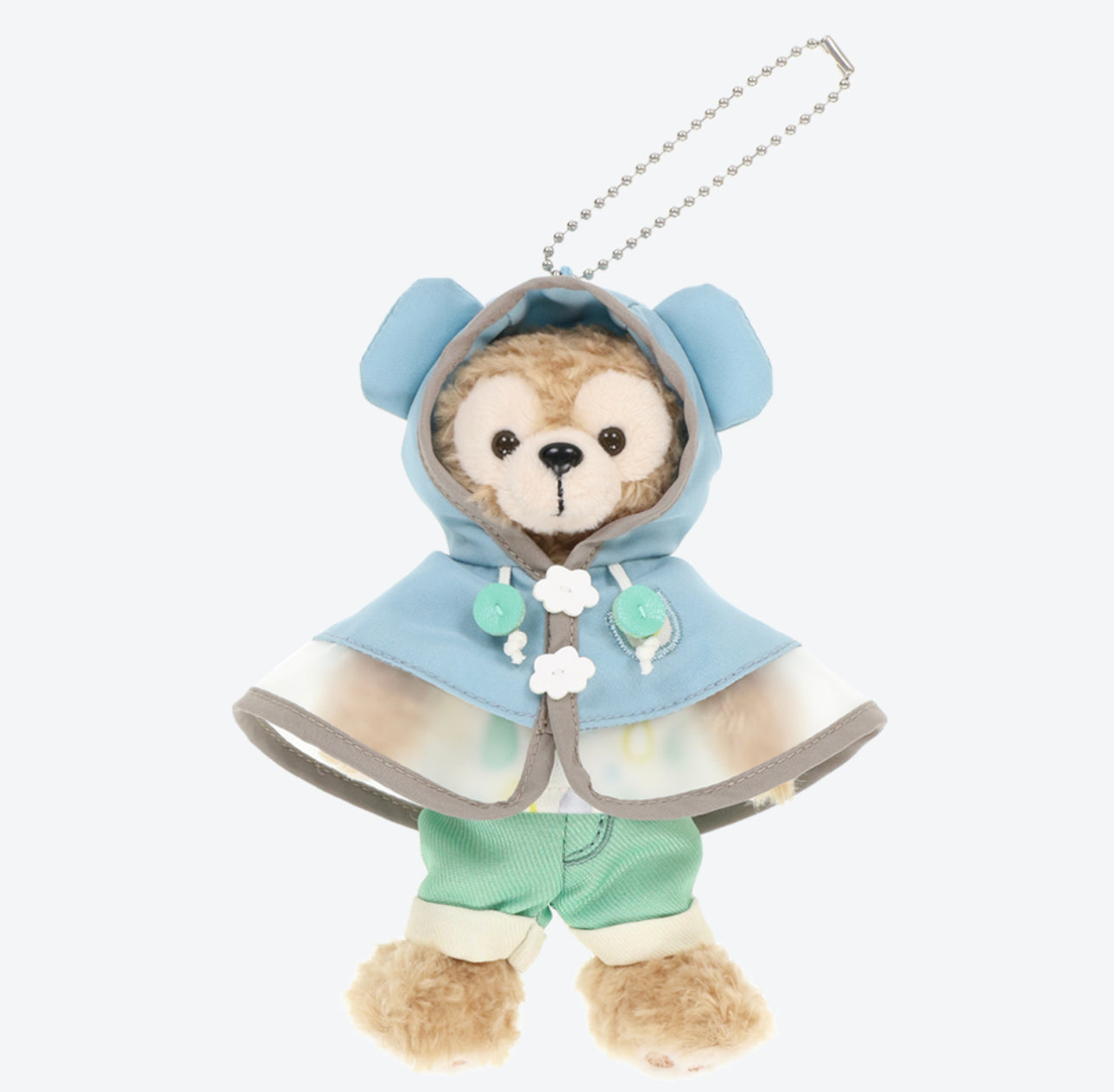 东京迪士尼2022春日限定雨衣站姿挂件 达菲