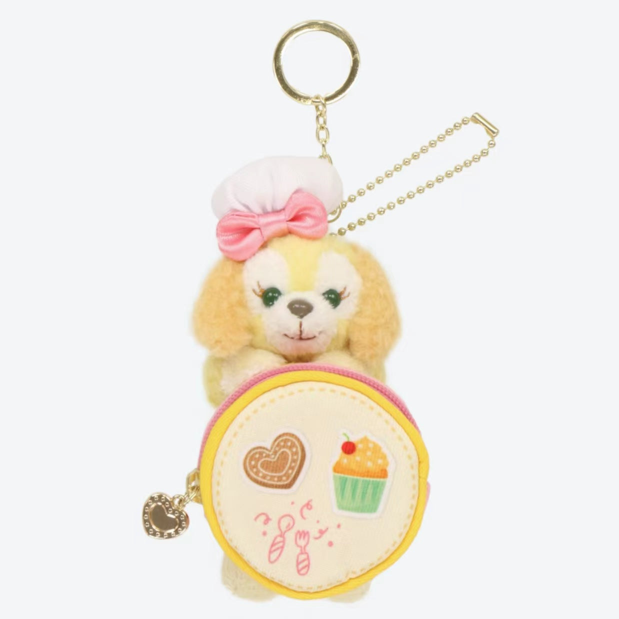 东京迪士尼SAY CHEESE零钱包挂件 可琦安饼饼