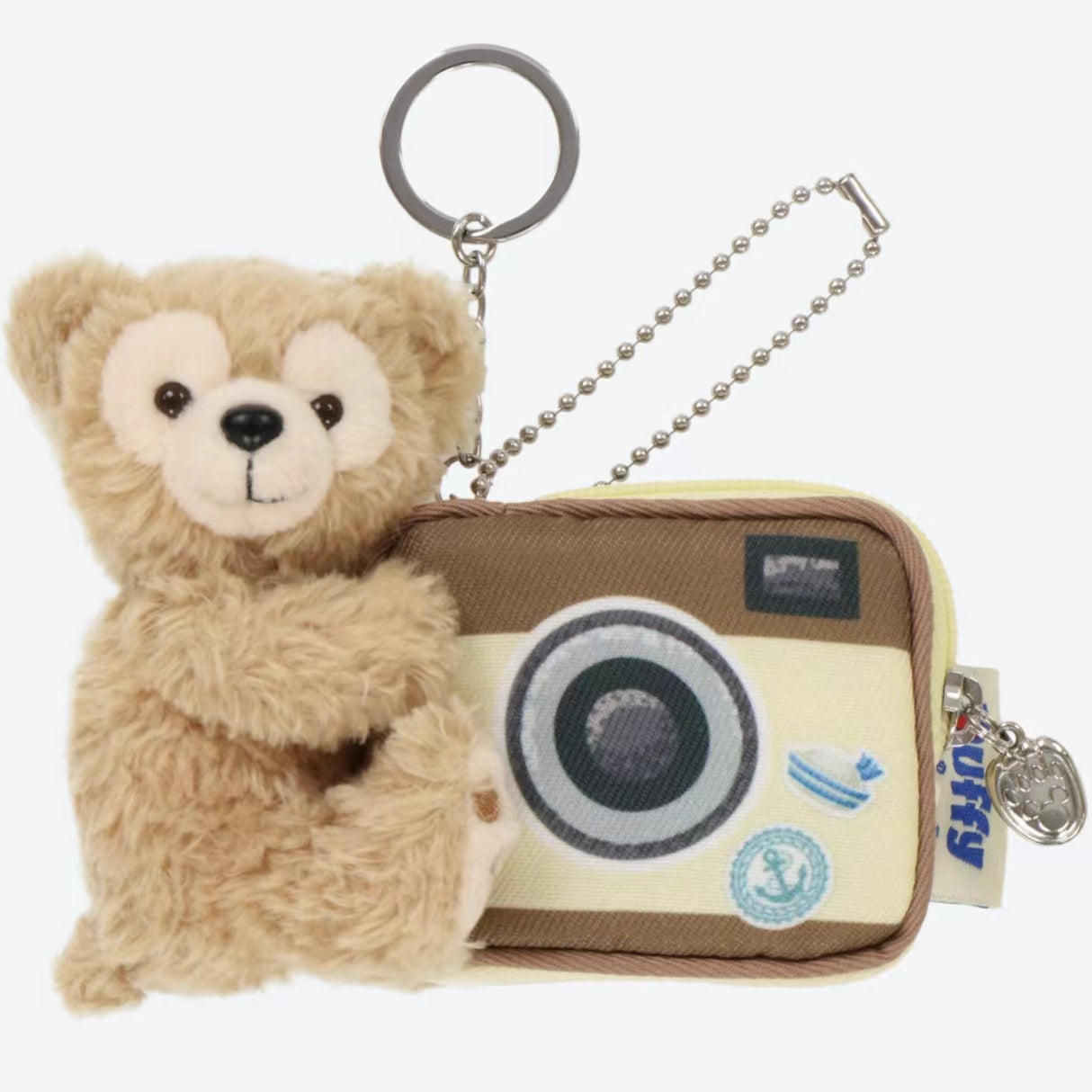 东京迪士尼SAY CHEESE零钱包挂件 达菲