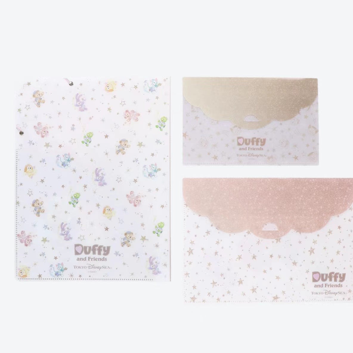 东京迪士尼20周年限定星梦文件夹套装3枚入