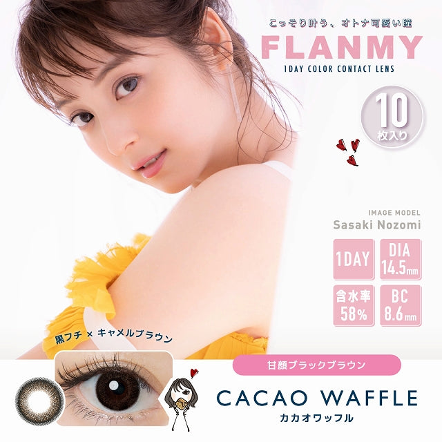 日抛美瞳1DAY FLANMY 10片装 CACAO WAFFLE