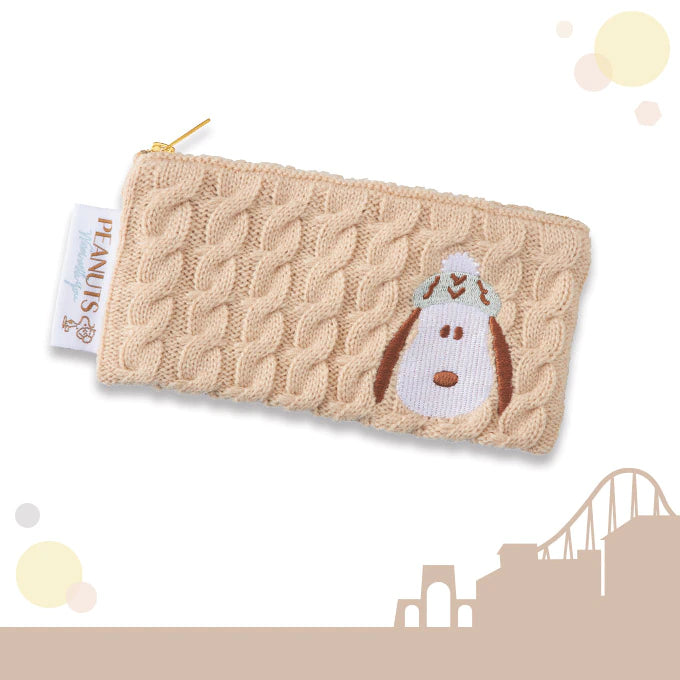 USJ日本环球影城冬日限定SNOOPY毛线笔袋