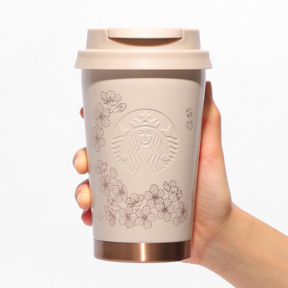 日本星巴克STARBUCKS 2024樱花限定TOGO标志随行杯355ml