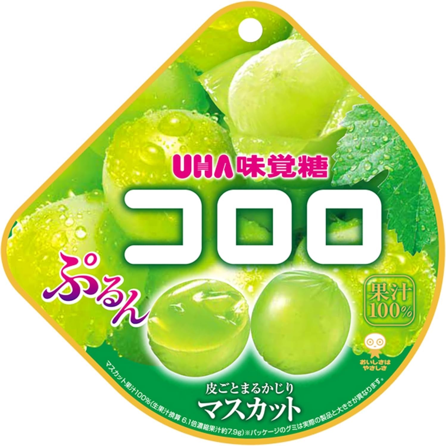 UHA悠哈味觉糖果汁软糖酷露露48g 草莓/白葡萄/葡萄/樱桃/汽水