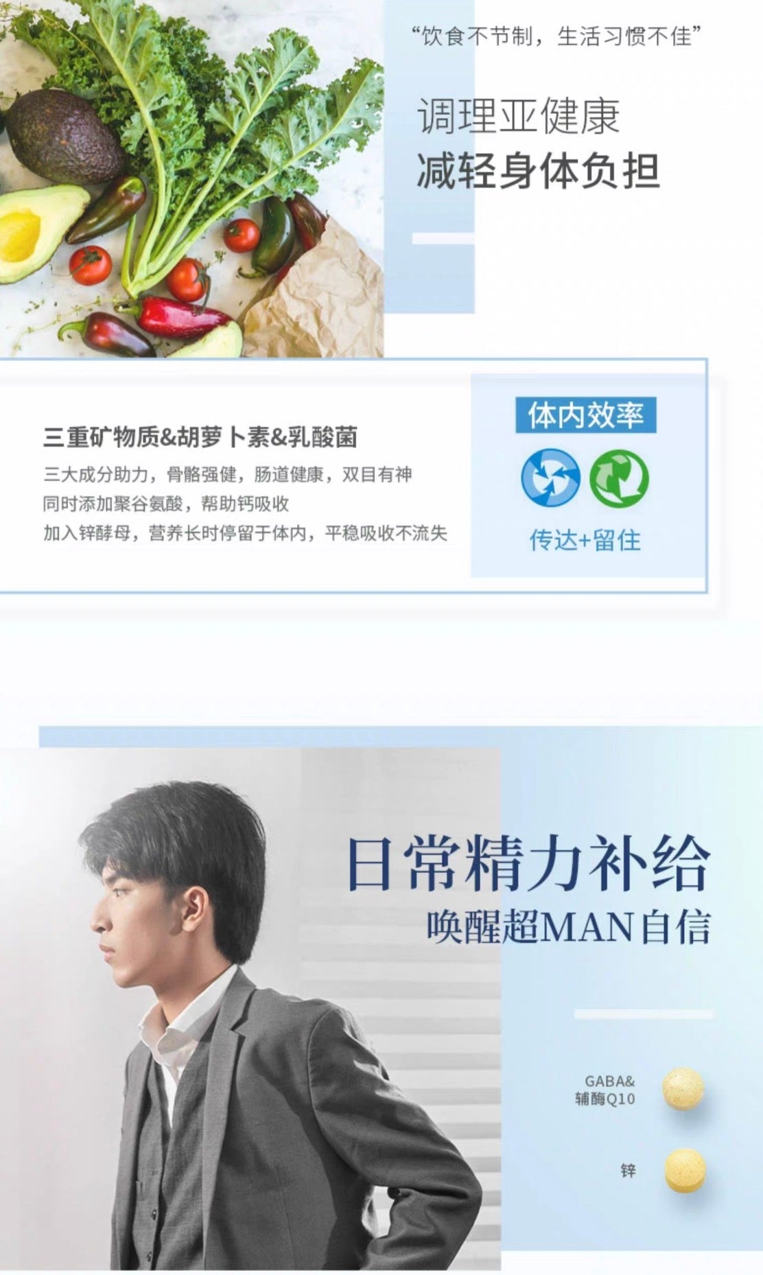 FANCL20代男性综合维生素 30袋装