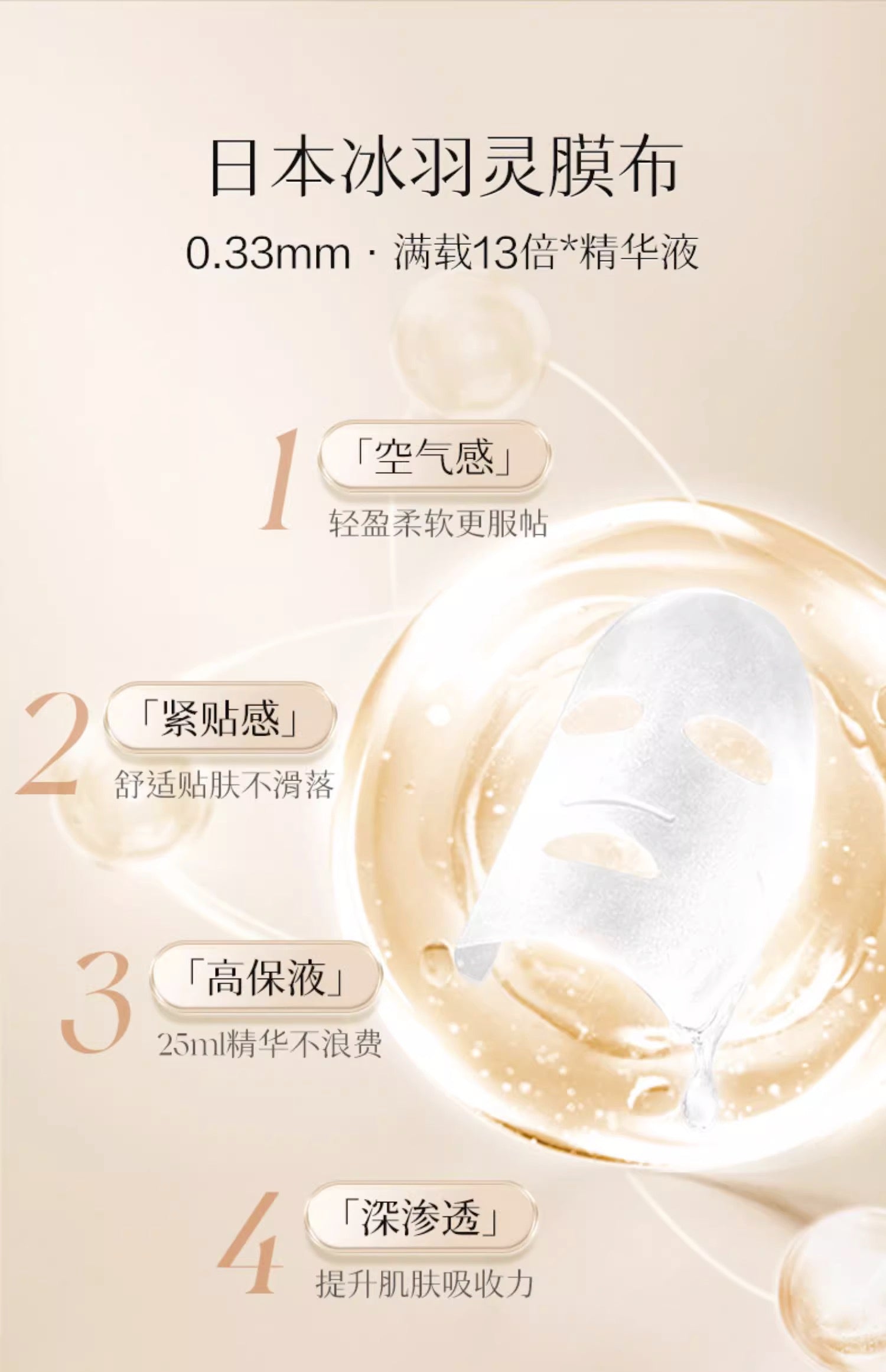 AXXZIA晓姿深海绷带面膜AG金绷带7片装