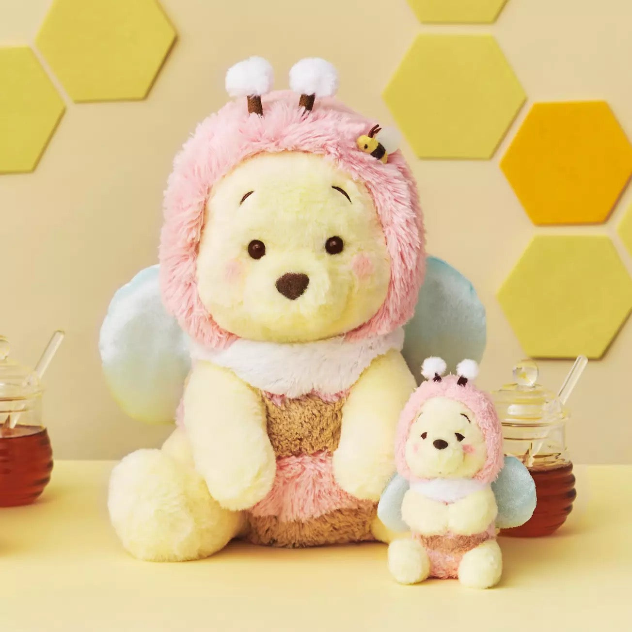 东京迪士尼蜜蜂噗噗挂件 限定粉色