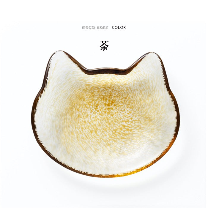 日本石塚硝子coconeco craft猫咪小碟子