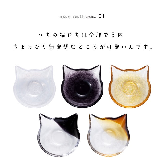 日本石塚硝子coconeco craft猫咪小碗