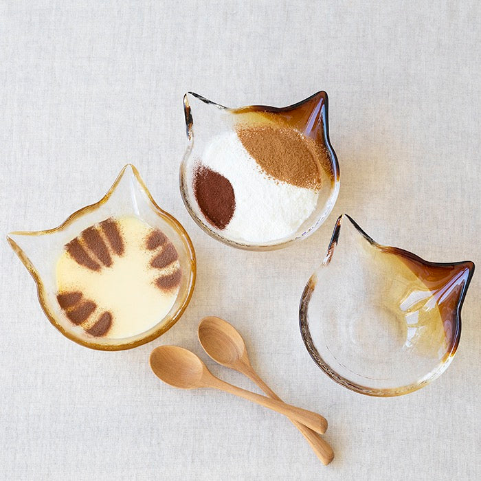 日本石塚硝子coconeco craft猫咪小碗