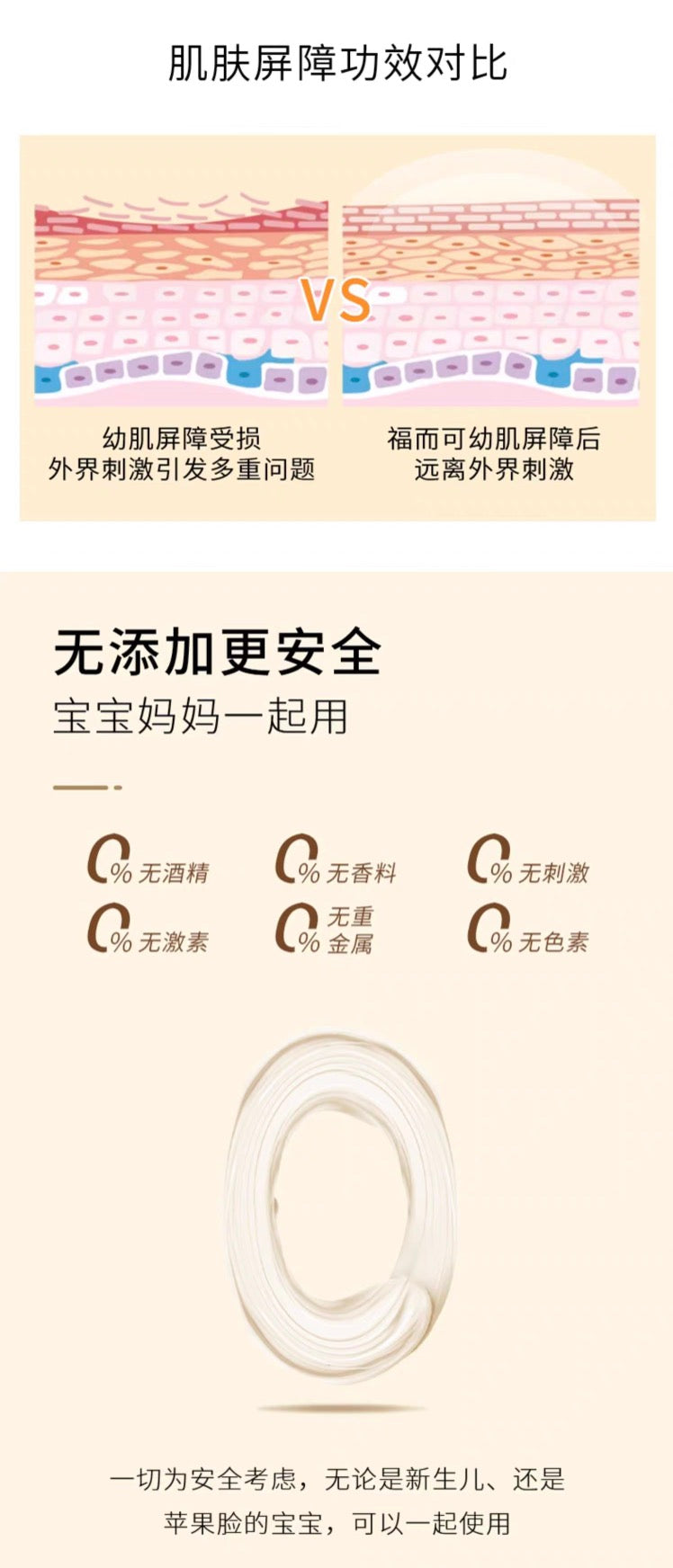 Fueki福而可小黄鸭儿童面霜马油50g