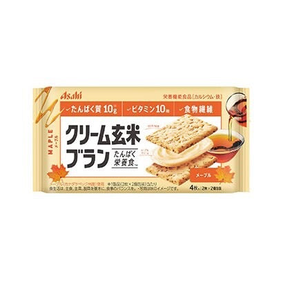 Asahi朝日低卡低热量糙米玄米夹心饼干营养代餐72g