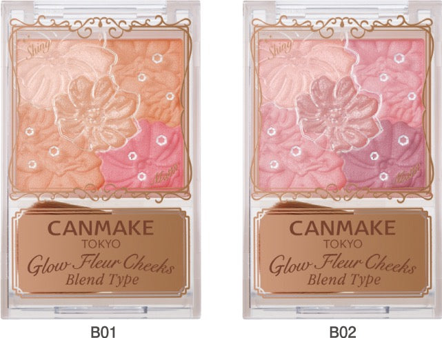 CANMAKE五色花瓣腮红双质地版