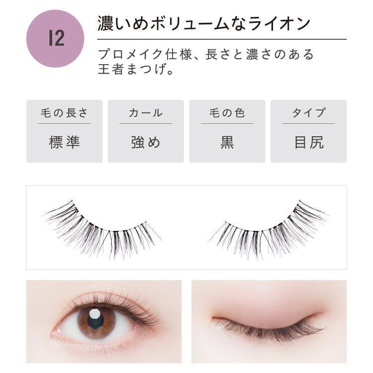 KOJI Dolly Wink 动物主题10秒速戴超自然沙龙假睫毛2对装 12种选