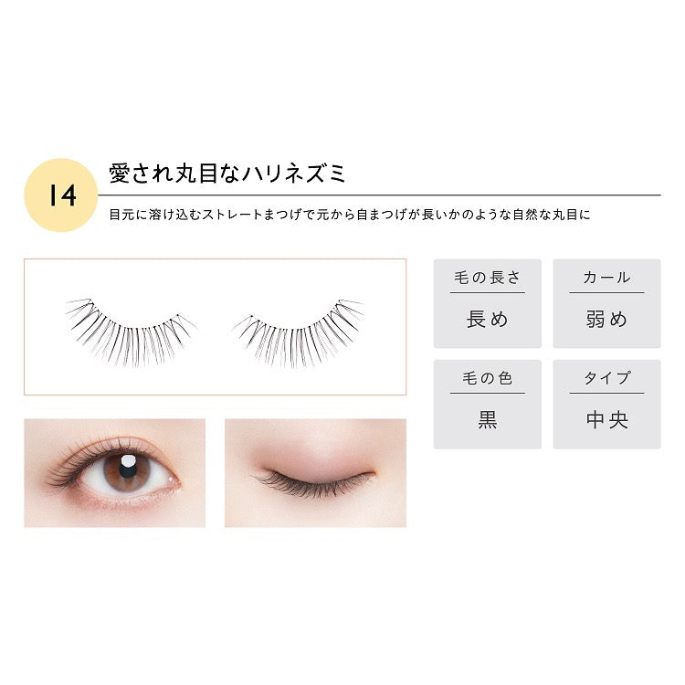 KOJI Dolly Wink 动物主题10秒速戴超自然沙龙假睫毛2对装 12种选