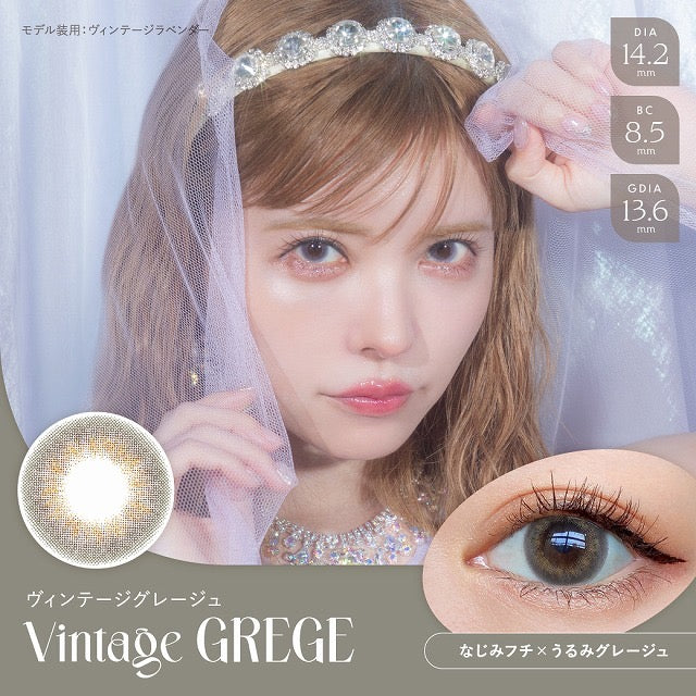 日抛美瞳1DAY Angelcolor Bambi Vintage 10片装 Vintage Grege 同系列3盒起85折优惠!
