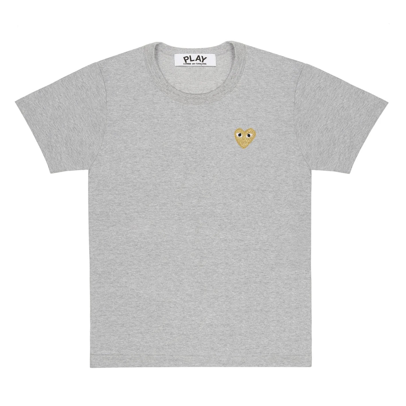 Comme Des Garcons Play女款TEE 灰色金心