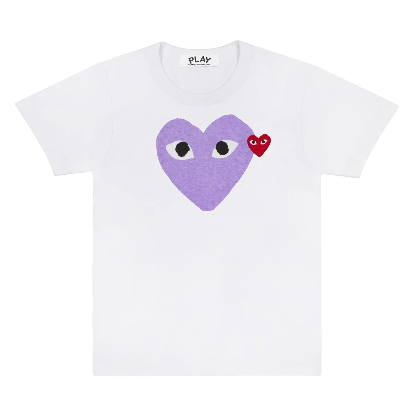 Comme Des Garcons Play女款TEE 紫色大红心