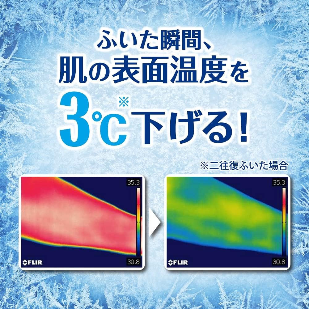 花王Biore碧柔冷感湿巾擦汗巾20片装