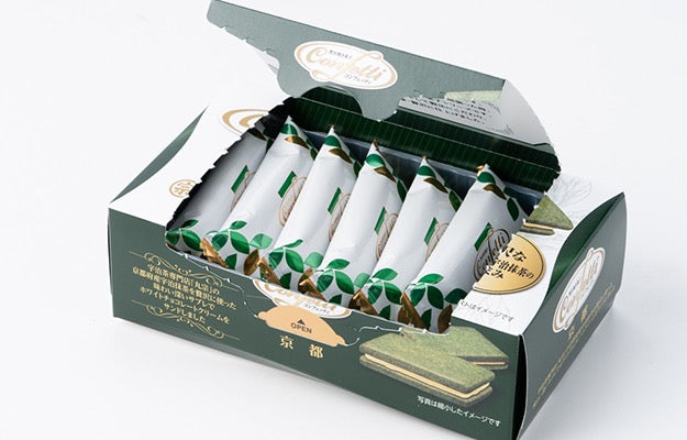 Confetti京都宇治抹茶奶油夹心饼干6片装