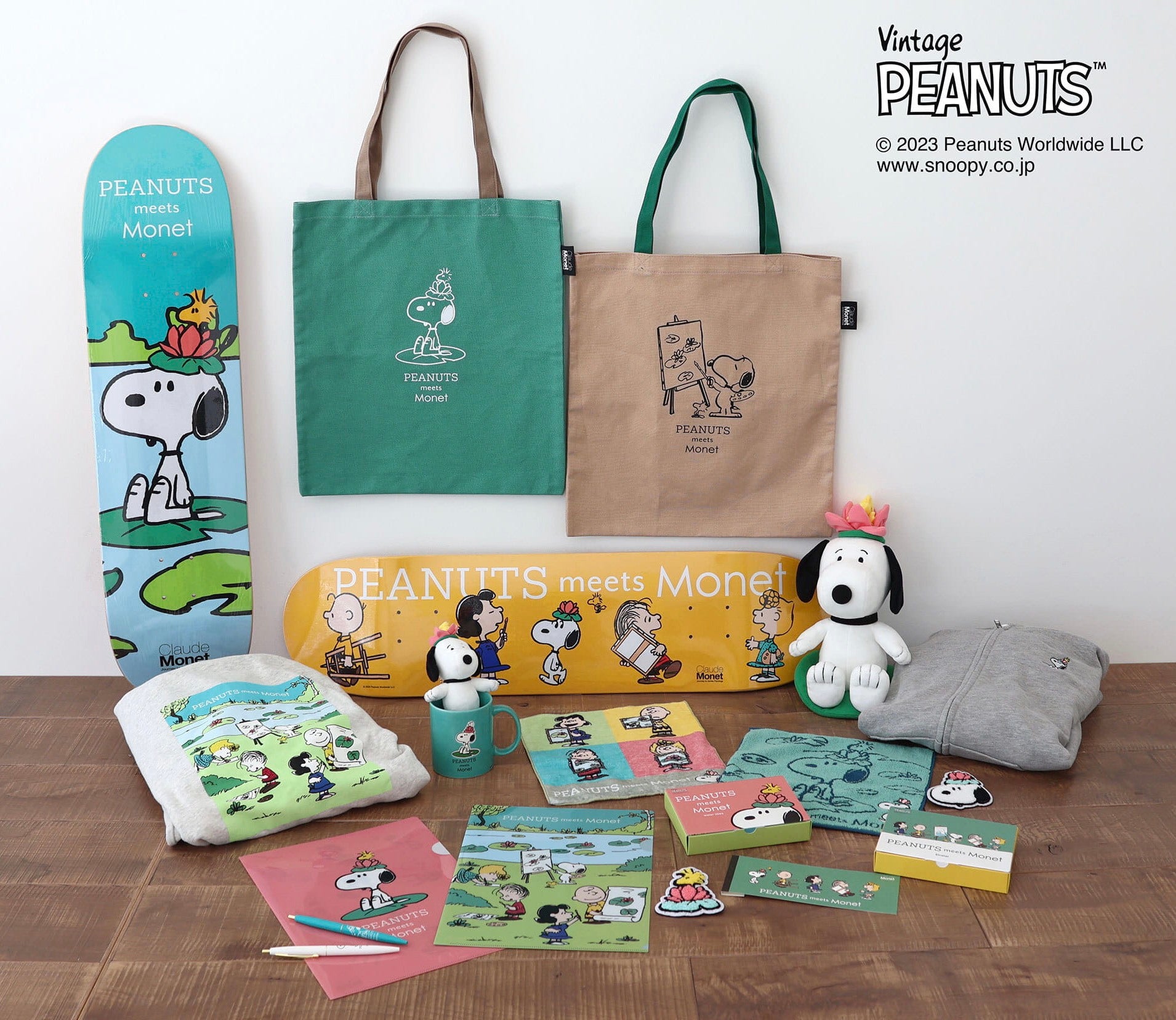 PEANUTS MEETS MONET 2024大阪莫奈展限定纪念品