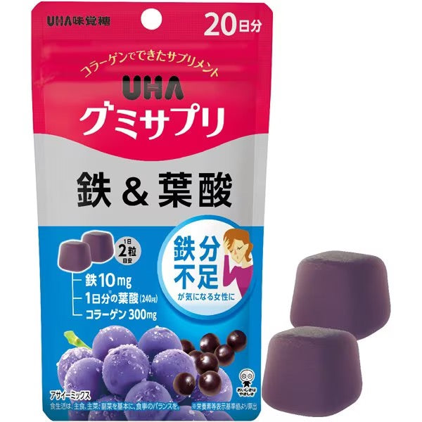 UHA味觉糖补铁&叶酸软糖