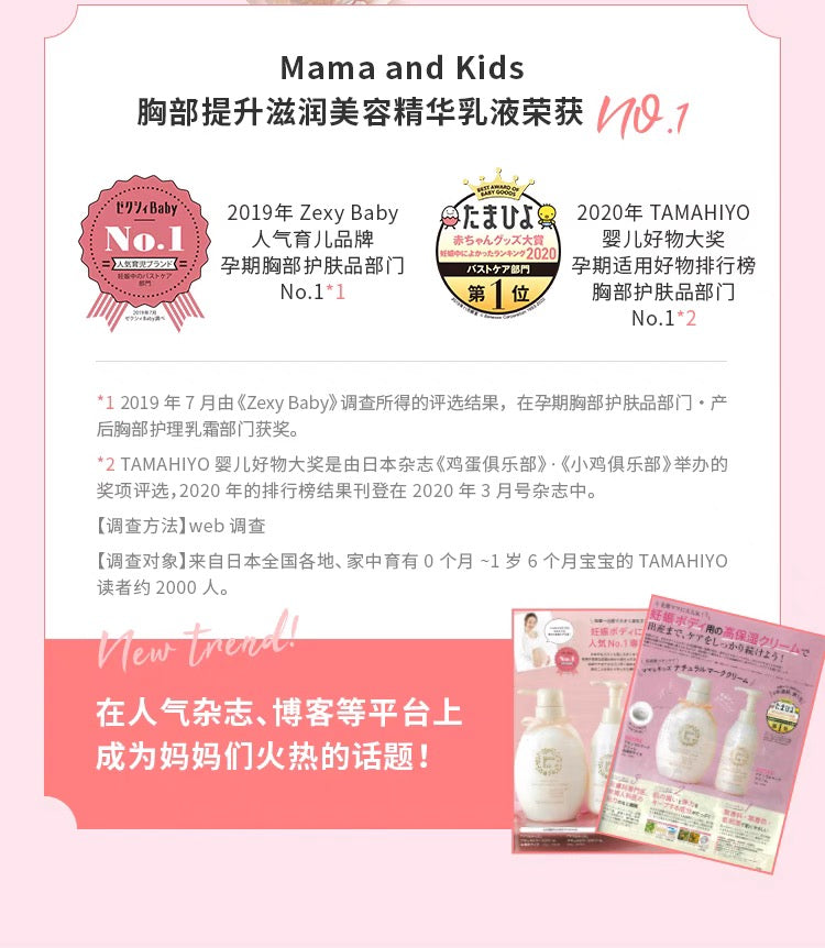 Mama&Kids b-up white胸部护理液100ml