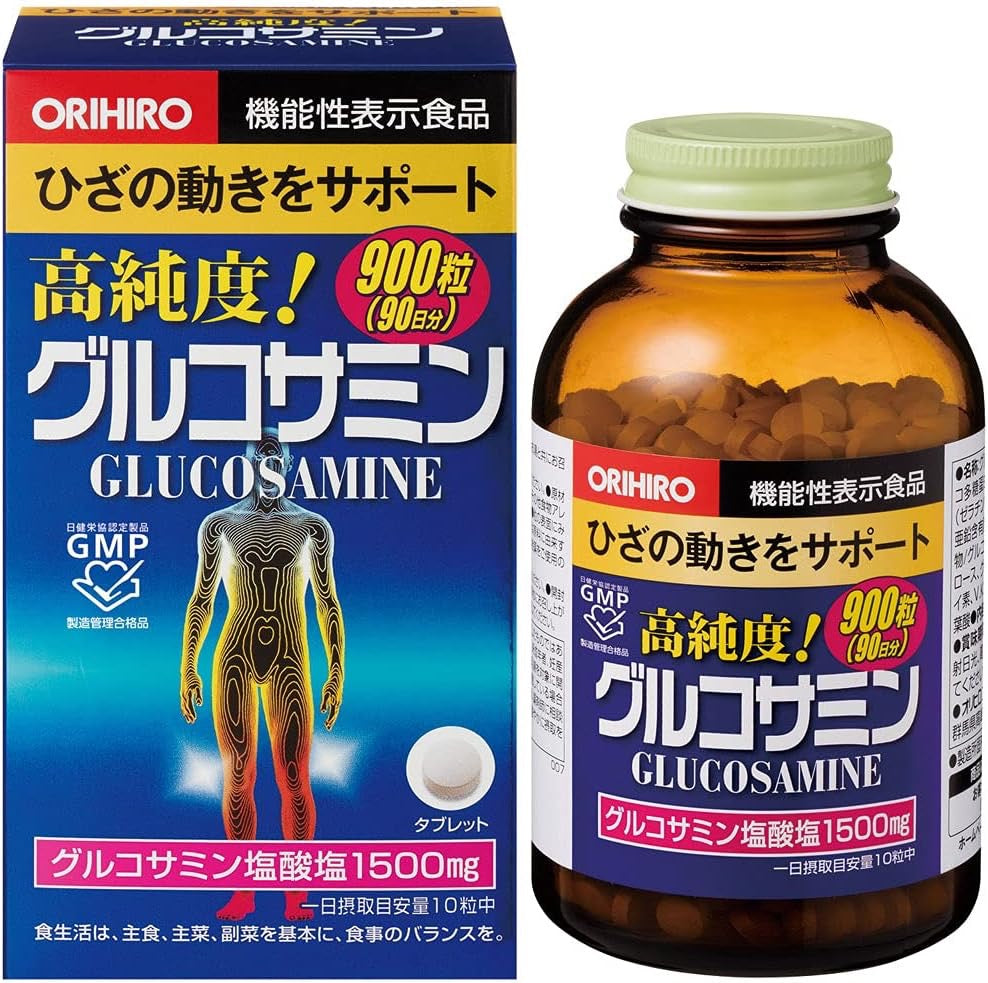 ORIHIRO高纯度氨糖软骨素900粒装