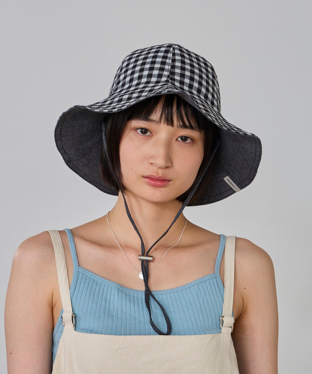 Override GINGHAM X LINO双面折叠帽