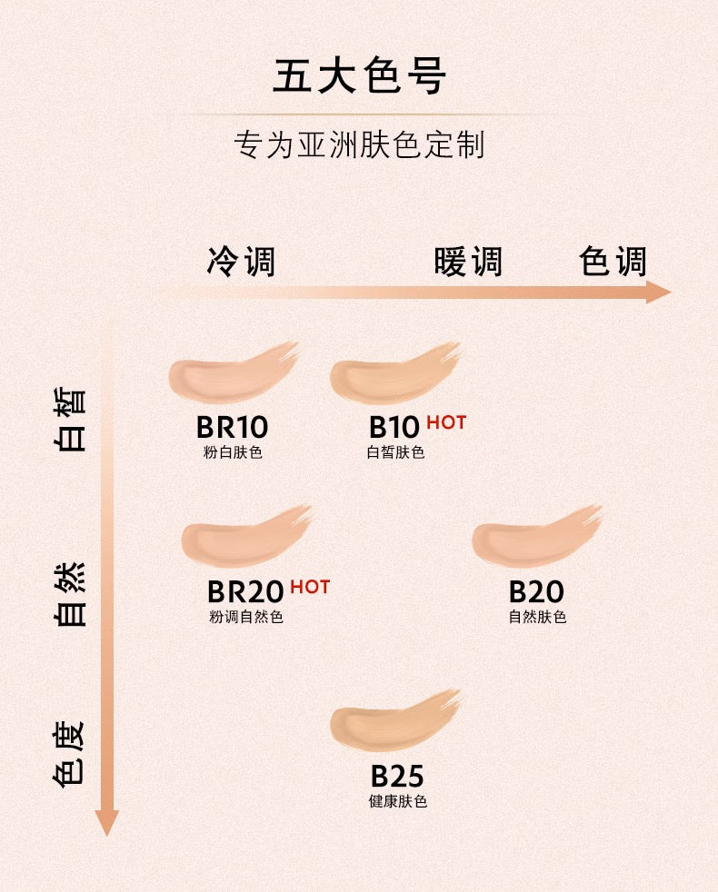 YVES SAINT LAURENT YSL粉色皮革气垫粉膏
