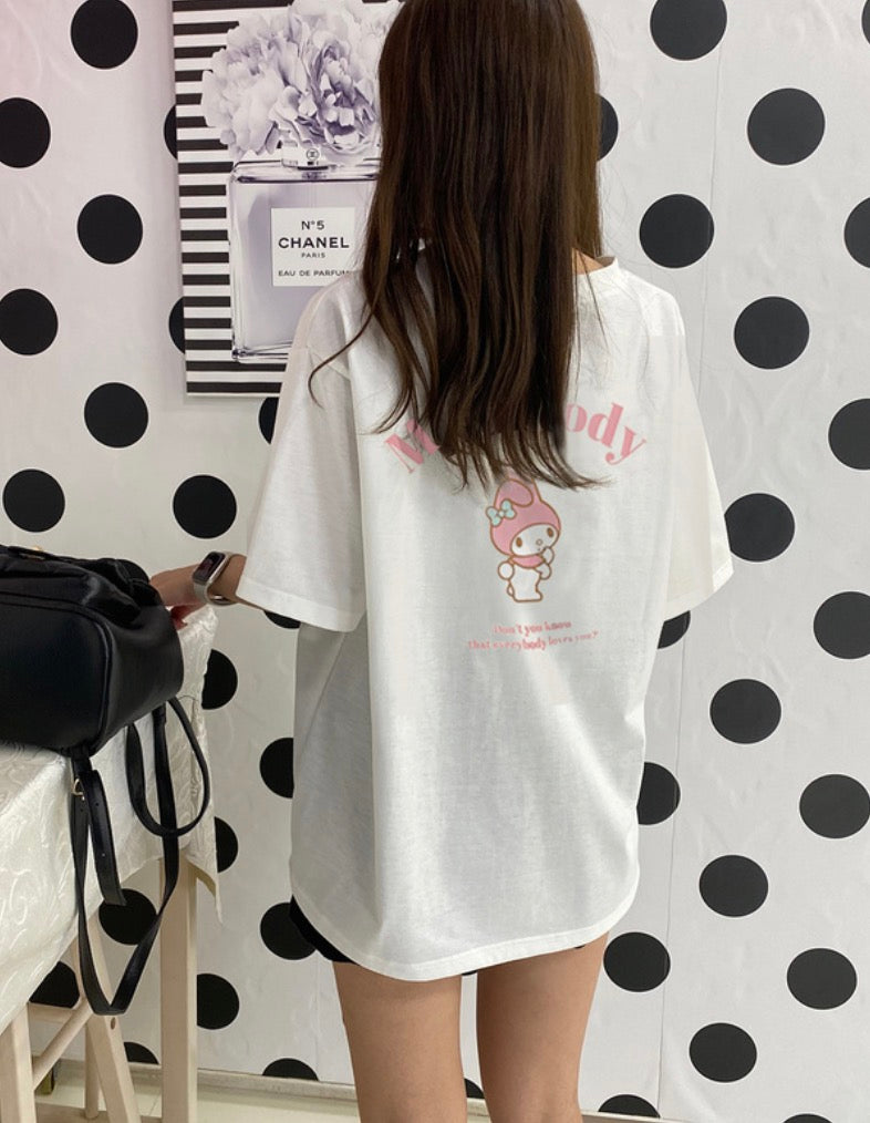 GRL X Sanrio三丽鸥美乐蒂T恤