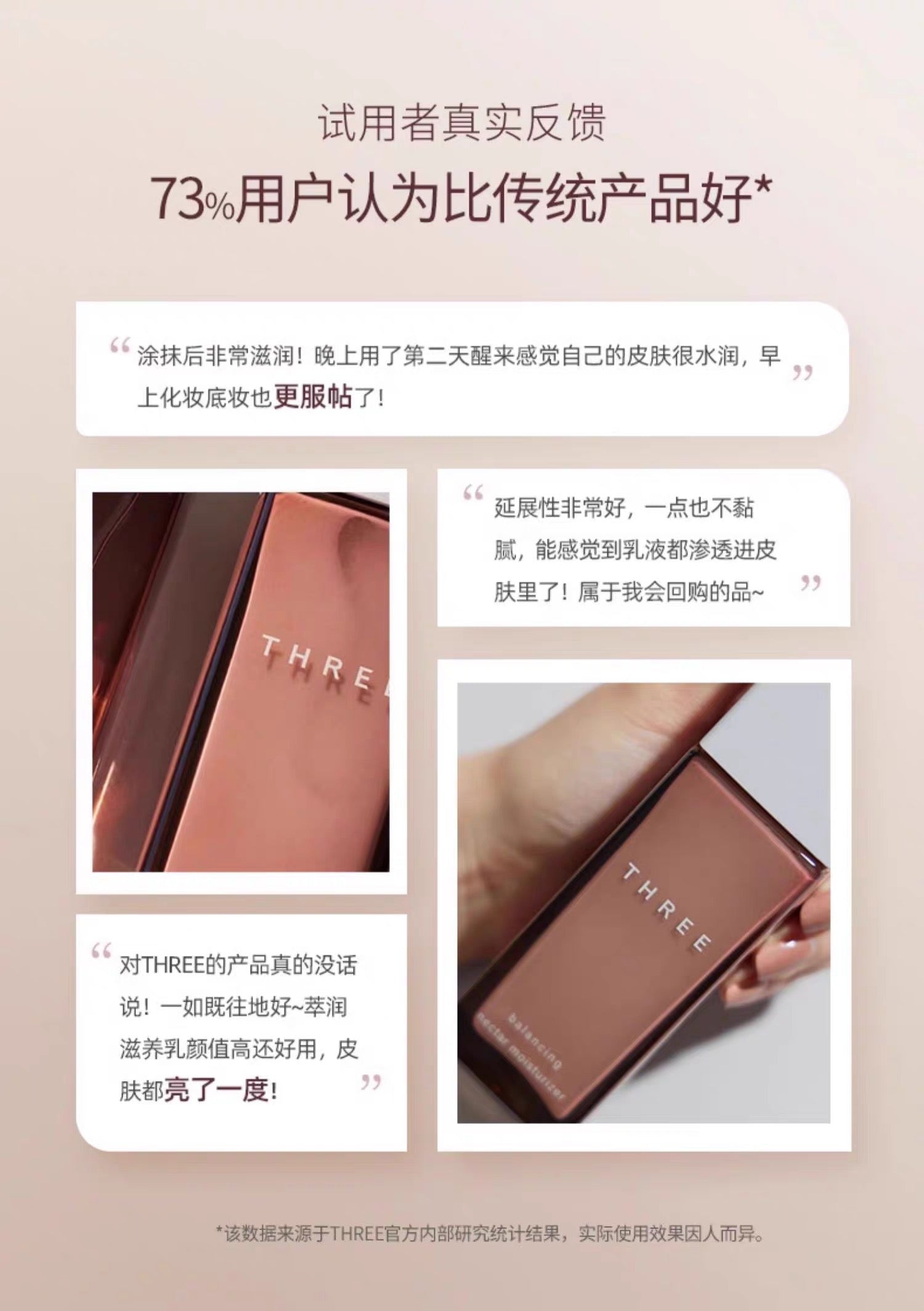 THREE平衡萃润乳液80ml 滋润型/清爽型